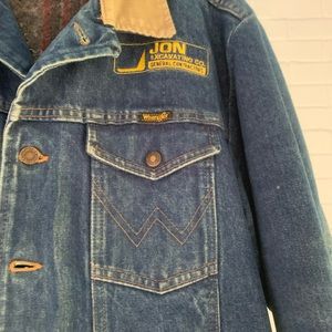 Wrangler lined denim work coat